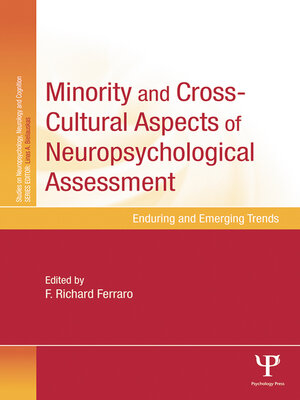 cover image of Minority and Cross-Cultural Aspects of Neuropsychological Assessment